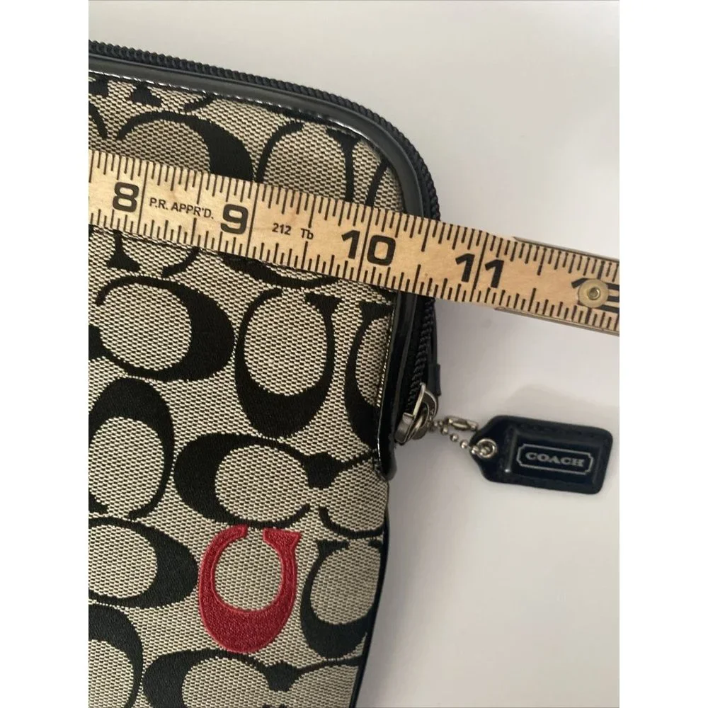 Coach Tablet sleeve LOGO C Pattern Black Pink Padded